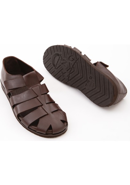 Erkek Derı Günlük Sandalet 537 449 Erk Sndlt Y21 fırsatları