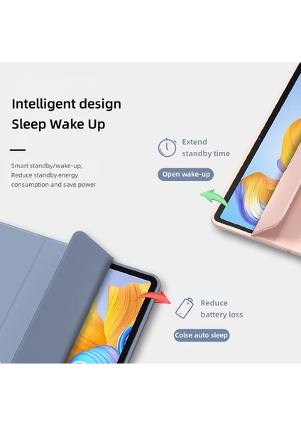 Huawei Matepad T8 8 Inç Uyumlu Tablet Kılıf Smart Özellikli Uyku Modlu Kapaklı Tablet Kılıfı