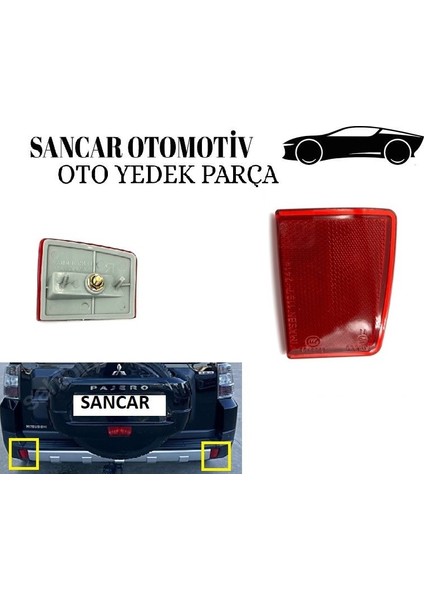 Tampon Reflektörü Pajero 2007-2010 Arka Sağ