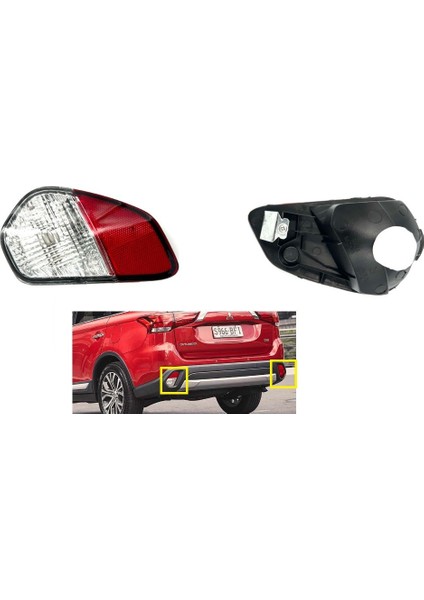 Tampon Reflektörü Outlander 2015-2019 Arka Sol