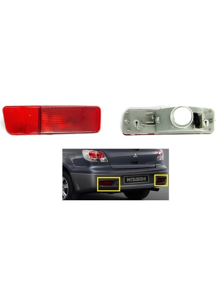 Tampon Reflektörü Outlander 2001-2006 Arka Sol
