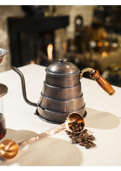 Bakır Filtre Kahve Seti V60 Oksit Renk indirimleri