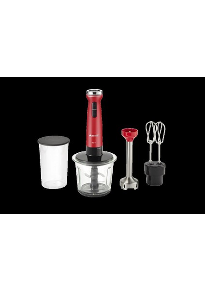 K-1270 Hand Blender Seti Kırmızı
