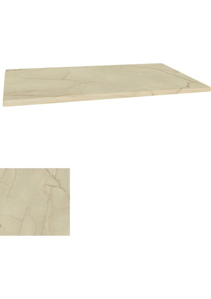 Werzalit Masa Tablası 80X140 - Golden Marble