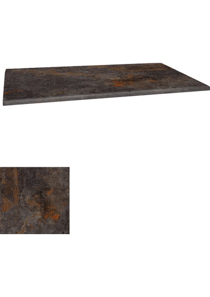 Werzalit Masa Tablası 80X140 - Metalic Oxid 3