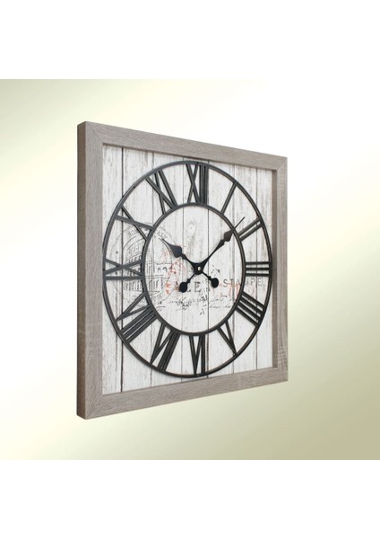 Ultima 2695EW Eskitme Kabartma Roma Rakam 55CM Duvar Saati Salon Tipi fiyatları