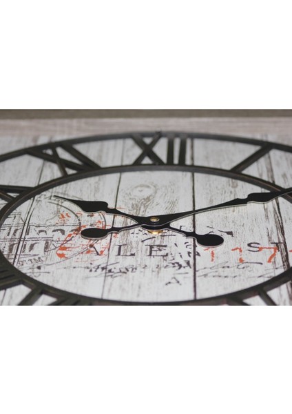Ultima 2695EW Eskitme Kabartma Roma Rakam 55CM Duvar Saati Salon Tipi fırsatları