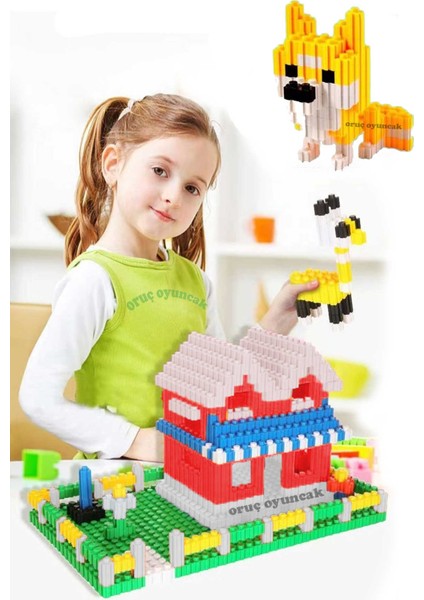 Tiktak Bloklar 600 Parça Eğitici ve Çıt Çıt Oyuncak Eğitici Tik Tak Bloklar LEGO Tiktak