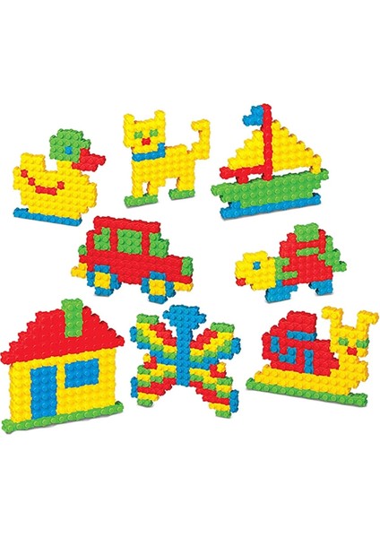 Tiktak Bloklar 600 Parça Eğitici ve Çıt Çıt Oyuncak Eğitici Tik Tak Bloklar LEGO Tiktak