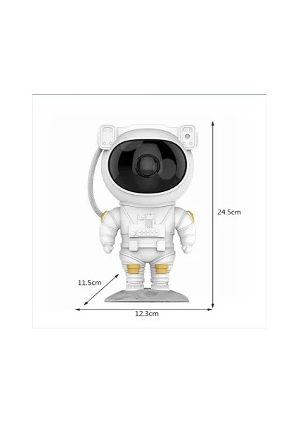 Topaloğlu Ticaret Astronot Galaksi Projeksiyon Lamba