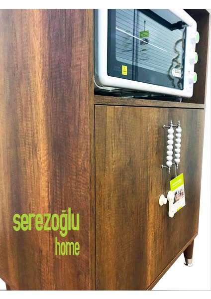 Hamarat Çok Amaçlı Fırın Dolabı, Erzak, Mutfak, Balkon, Banyo, Ofis-2 Bölmeli-Ceviz-75X120X45 fiyatları
