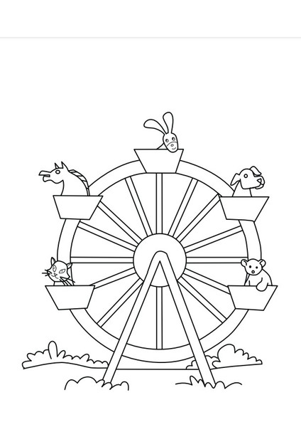 Enine Boyuna Eğitim Her Güne 1 Boyama Kitabı (365 Boyama) modelleri