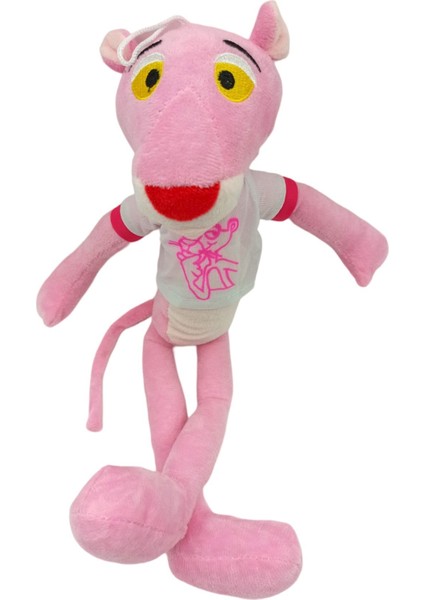 PopŞeker Peluş Pembe Panter Giysili Sevimli Pembe Panter Peluş 45CM. modelleri