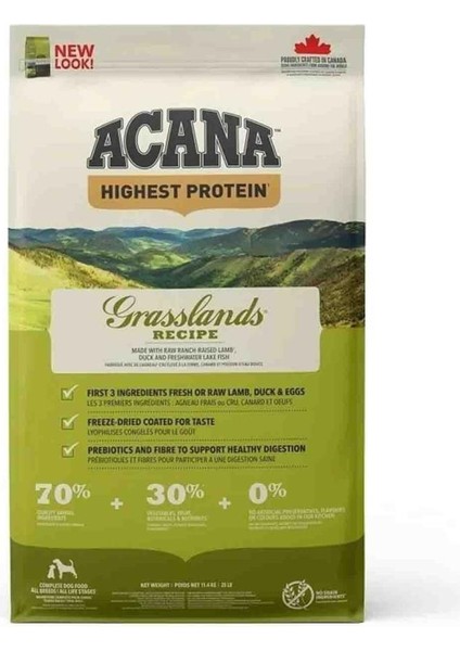 Grasslands Kuzu Etli Tahılsız Köpek Maması 11.4 kg