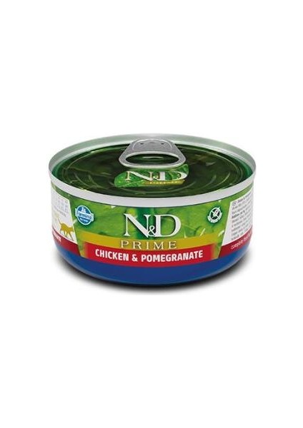 Nd Prime Tavuk ve Narlı Kedi Konservesi 80 gr