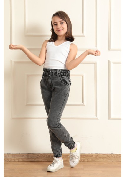 Kız Çocuk Kot Pantolon 6107 modelleri
