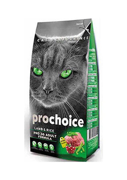 Pro 36 Lamb & Rice Kuzu Pirinçli Yetişkin Kedi Maması 2 kg - Farmapets