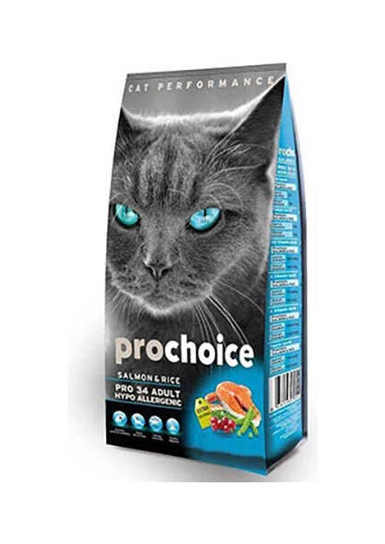 Pro 34 Adult Salmon Somonlu Yetişkin Kedi Maması 2 kg - Farmapets