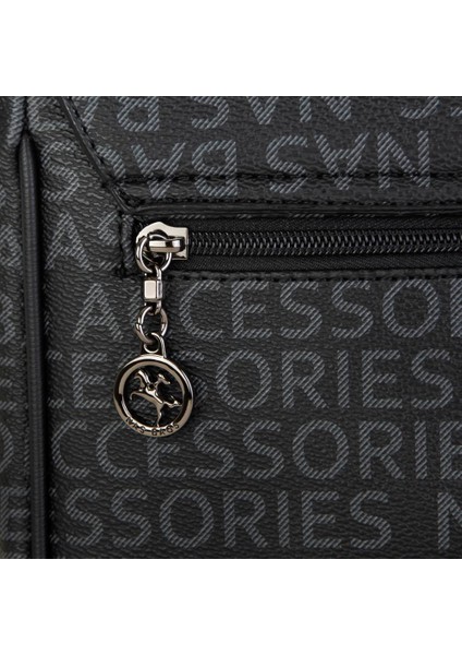 Nas BAG-1289 Yazılı Kadın Omuz Çantası Kol Çantası modelleri
