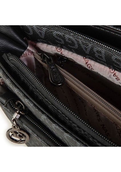 Nas BAG-1289 Yazılı Kadın Omuz Çantası Kol Çantası fırsatları