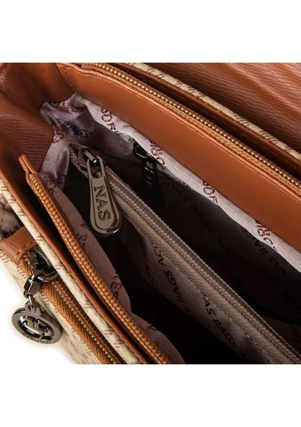 Nas BAG-1289 Yazılı Kadın Omuz Çantası Kol Çantası fırsatları