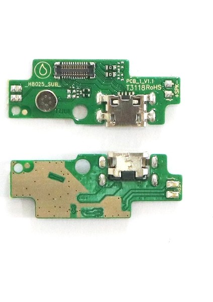 Reeder P8C Şarj USB Mikrofon Titreşim Kartı Soketi Bordu Orijinal