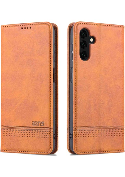 Samsung Galaxy A14 5g Cowhide Doku Stand Telefon Kılıfı Pu Deri Manyetik Auto-Emilmiş Folio Flip Cüzdan Kapağı (Yurt Dışından) fiyatları