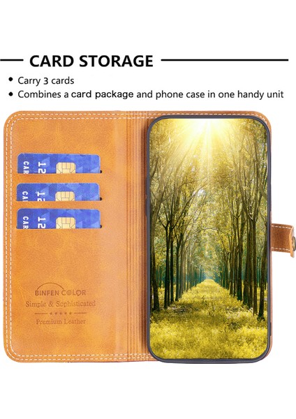 Samsung Galaxy A34 5g Pu Deri Stand Kart Yuvaları Kasa Stili 12 Çift Dikiş Çizgileri Renk Ekleme Flip Telefon Kapağı (Yurt Dışından) modelleri