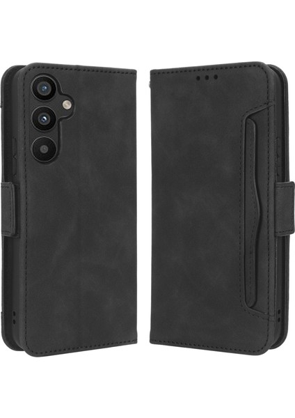 Samsung Galaxy A34 5g Çoklu Kart Yuvaları Pu Deri Dergi Kılıf Damla Damlı Magnetic Flip Cep Telefon Kapağı Cüzdan Standı (Yurt Dışından)