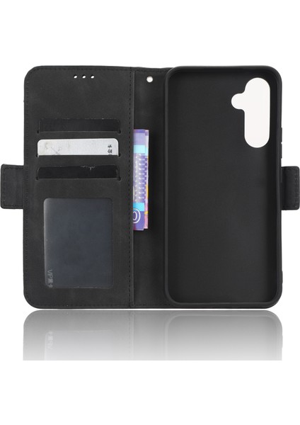 Samsung Galaxy A34 5g Çoklu Kart Yuvaları Pu Deri Dergi Kılıf Damla Damlı Magnetic Flip Cep Telefon Kapağı Cüzdan Standı (Yurt Dışından)