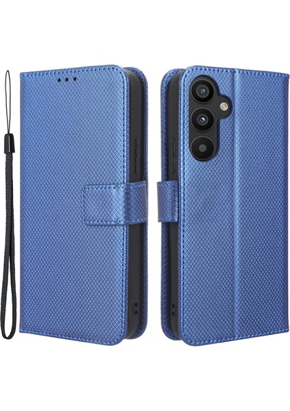 Samsung Galaxy A34 5g Kılıf, Shock Anti-Shock Manyetik Toka Elmas Doku Pu Deri Deri Anti-Çizgi Katlanabilir Stand Cüzdan Telefon Kılıfı (Yurt Dışından) fiyatları