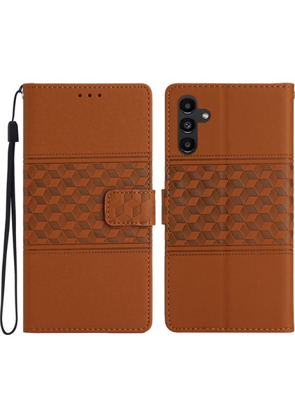 Samsung Galaxy A34 5g Stand Cüzdan Cilt Touch Hissed Hissetme Anti-Shock Telefon Kapağı Deri Retro Baskılı Desen Kılıf (Yurt Dışından) fiyatları