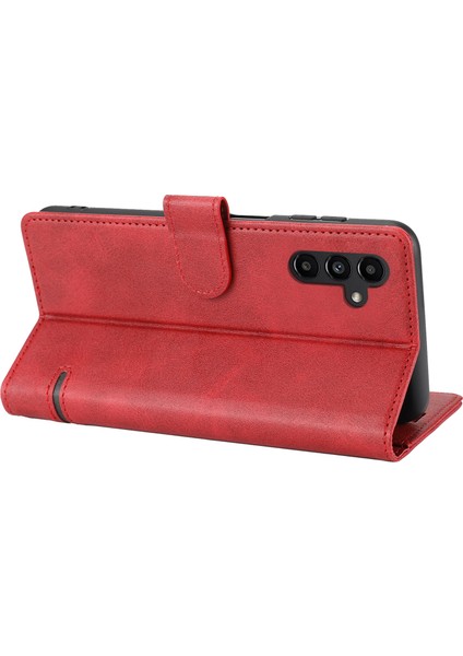 Samsung Galaxy A34 5g Yatay Hat Pu Deri Koruyucu Kılıf Stand Cüzdan Telefon Kapağı (Yurt Dışından) modelleri