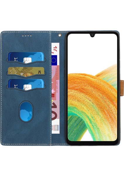 Samsung Galaxy A34 5g Manyetik Flip Telefon Kabuğu Izgara Ekleme Pu Deri Stand Cüzdan Telefon Kılıfı (Yurt Dışından) modelleri