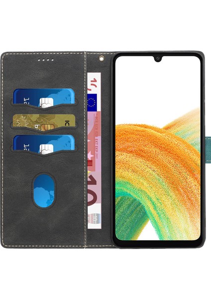 Samsung Galaxy A34 5g Manyetik Flip Telefon Kabuğu Izgara Ekleme Pu Deri Stand Cüzdan Telefon Kılıfı (Yurt Dışından) modelleri
