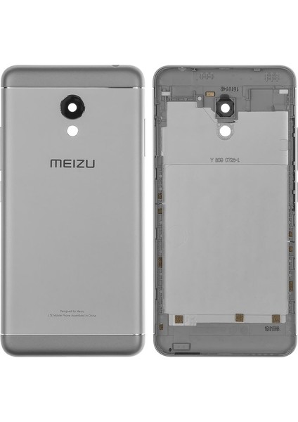 Meizu M3S Arka Kapak Kasa Pil Kapağı Gri