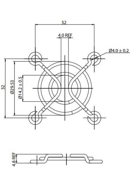 40X40MM Metal Fan Koruma Teli - Fan Muhafazası