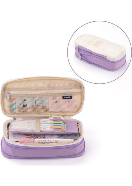 Büyük Kapasiteli Tuval Kalem Kutusu Kalem Kutusu Kırtasiye (Yurt Dışından) fiyatları