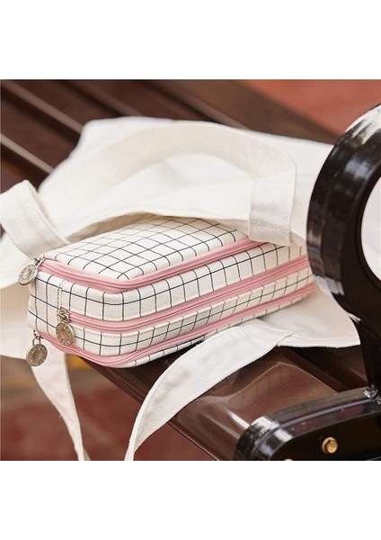 Büyük Kapasiteli Kırtasiye Kutusu Kanvas Kalem Kutusu (Yurt Dışından) fiyatları