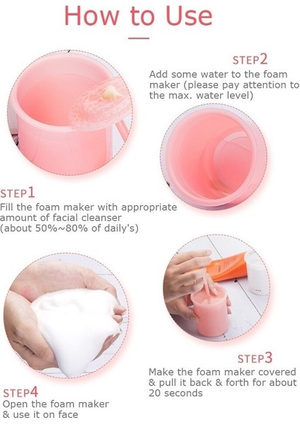 Köpük Makinesi Plastik Kabarcık Maker Foamer Taşınabilir (Yurt Dışından)