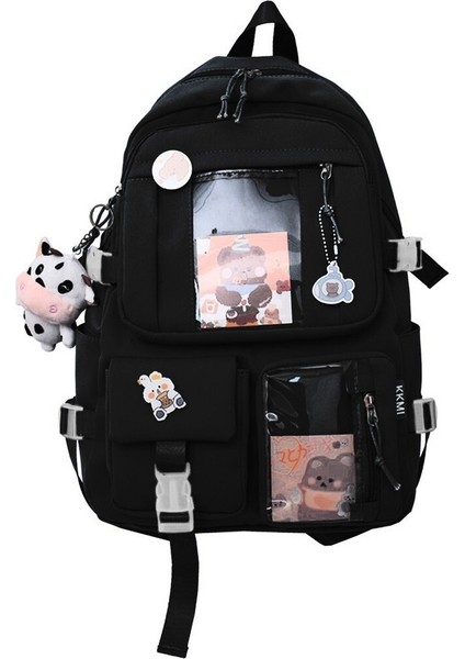 Büyük Kapasiteli Çok Bölmeli Sırt Çantası - Siyah (Yurt Dışından)