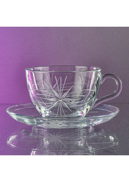 Basic Fincan Set 6 Kişilik 12 Parça 238cc Mira Desenli