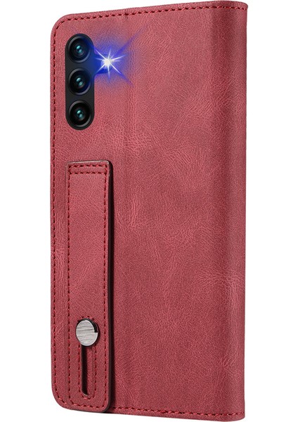 Samsung Galaxy A14 5g Cüzdan Manyetik Deri Telefon Stand Kılıfı Bilgisayar Cep Telefonu Kapağı (Yurt Dışından)