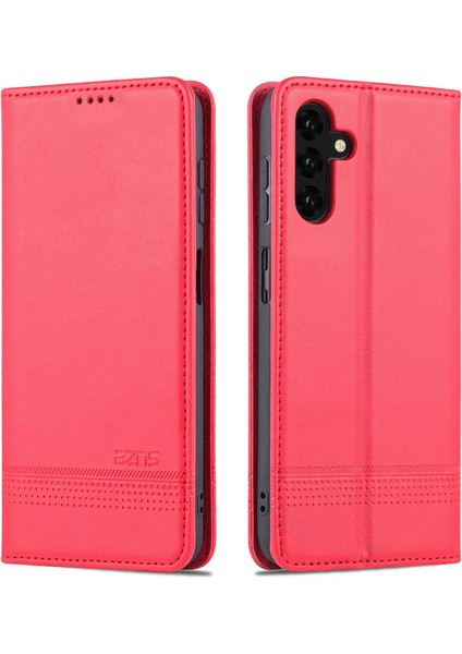 Samsung Galaxy A14 5g Cowhide Doku Stand Telefon Kılıfı Pu Deri Manyetik Auto-Emilmiş Folio Flip Cüzdan Kapağı (Yurt Dışından) fiyatları