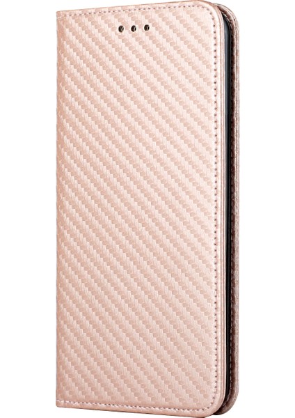 Samsung Galaxy A34 5g Şok Geçirmez Karbon Fiber Doku Telefon Kapağı Manyetik Otomatik Kapanış Pu Deri Flip Cüzdan Kılıfı Standı (Yurt Dışından) fırsatları