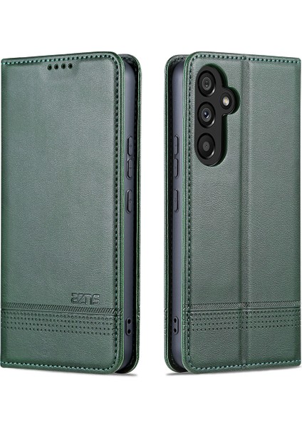 Samsung Galaxy A34 5g Anti-Drop Cowhide Doku Telefon Kılıfı Stand Cüzdan Pu Deri Manyetik Otomatik Absorbed Koruyucu Folio Flip Telefon Kapağı (Yurt Dışından) fiyatları