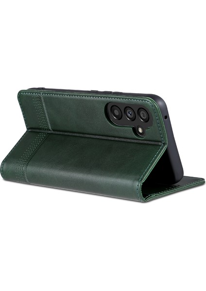 Samsung Galaxy A34 5g Anti-Drop Cowhide Doku Telefon Kılıfı Stand Cüzdan Pu Deri Manyetik Otomatik Absorbed Koruyucu Folio Flip Telefon Kapağı (Yurt Dışından) modelleri