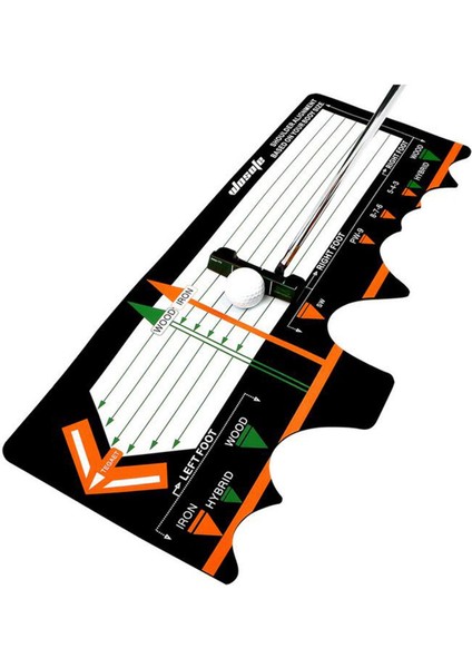 Golf Eğitim Yardım Pad Daimi Duruş Yardımcı Pad Golf Uygulama Salıncak Mat (Yurt Dışından) fırsatları