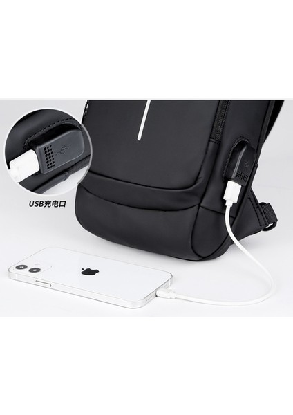 Sunflower Flower USB Girişli Erkek Omuz Çantası () (Yurt Dışından) fırsatları