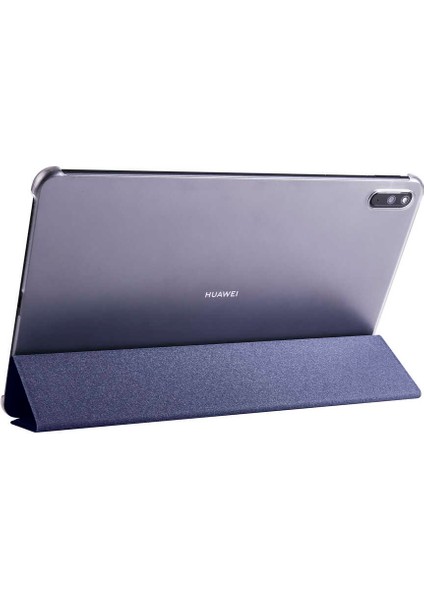 Huawei Matepad 11 (2021) Kılıf Arkası Silikon Pu Deri 360 Koruma (Sc.)